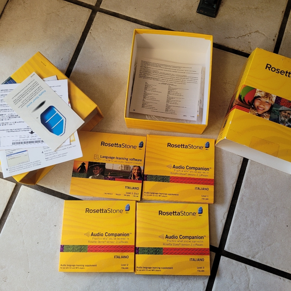 Rosetta Stone Italian Language Learning Software - Yellow - Picture 2 of 5